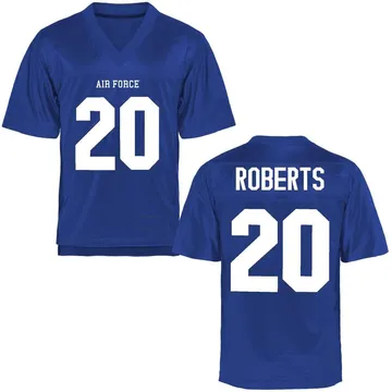 Brad Roberts Men's Royal Blue Game Football College Jersey