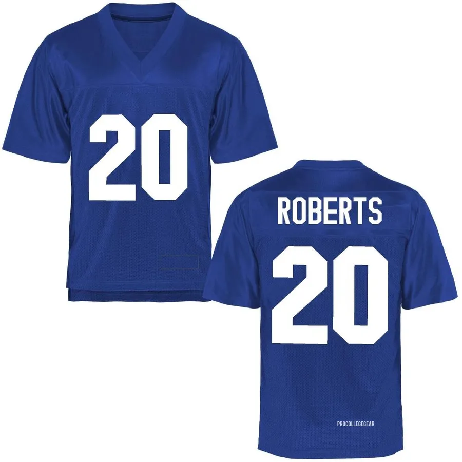 Brad Roberts Air Force Falcons Youth Royal Blue Game Football College Jersey