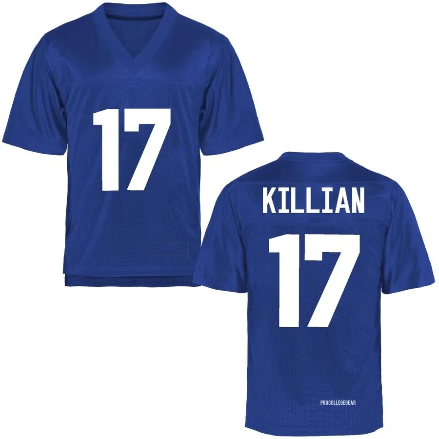 Kaleb Killian Air Force Falcons Youth Royal Blue Game Football College Jersey