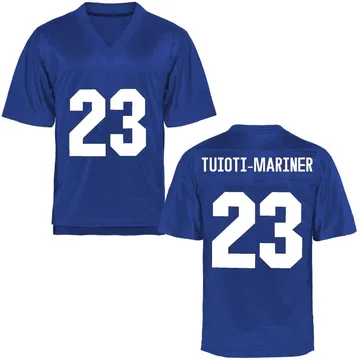 Lincoln Tuioti-Mariner Air Force Falcons Youth Royal Blue Game Football College Jersey
