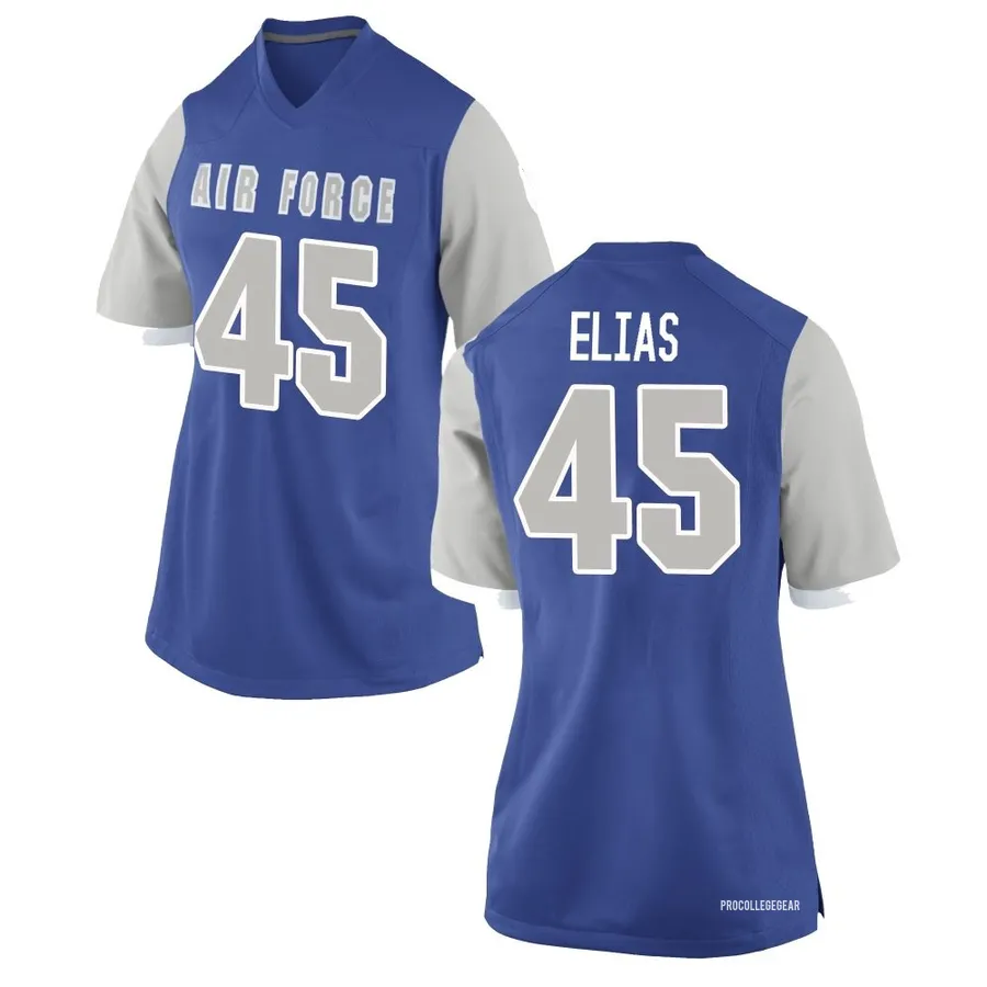 Omari Elias Air Force Falcons Women's Royal Game Football College Jersey