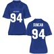 Will Duncan Air Force Falcons Women's Royal Blue Game Football College Jersey
