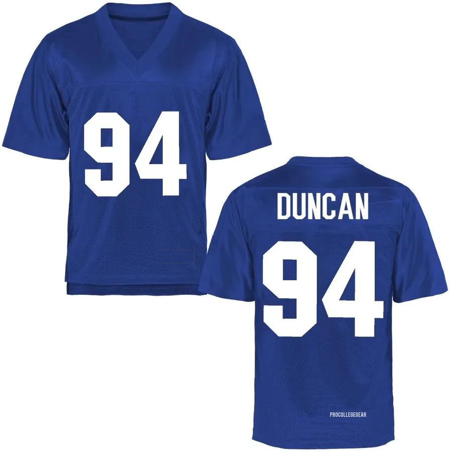 Will Duncan Air Force Falcons Youth Royal Blue Game Football College Jersey
